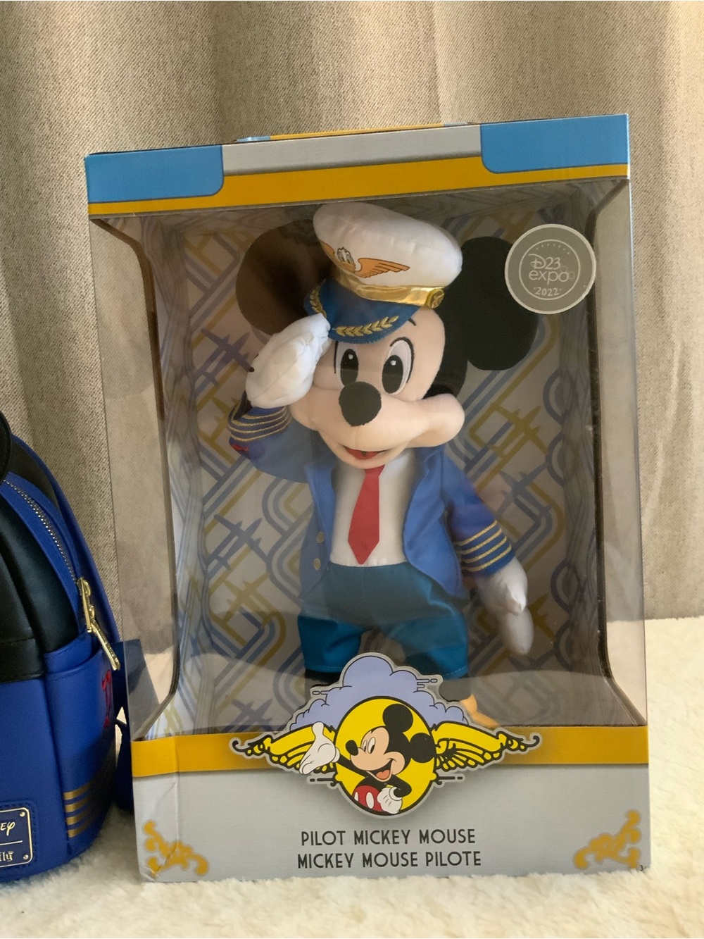 Loungefly Disney Mickey Mouse One : Walt’s Plane - Pilot Mickey Mouse & Plush - Picture 3 of 11